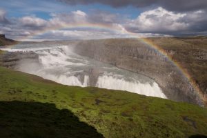 Gullfoss Rainbow Iceland by judy hill