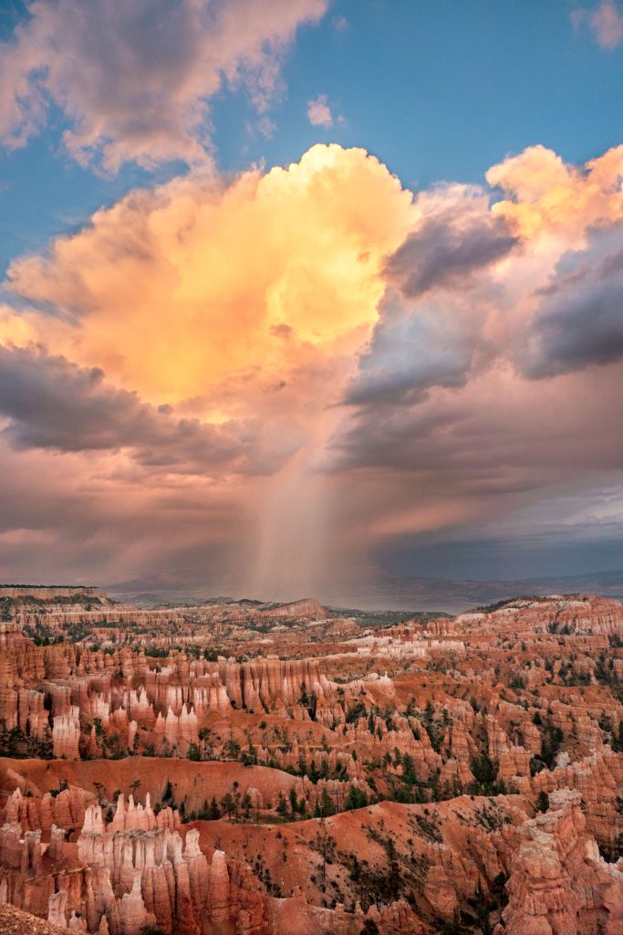 Bryce Canyon Storm Horizontal by judy hill